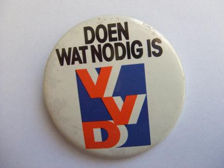VVD politieke partij doen wat nodig is